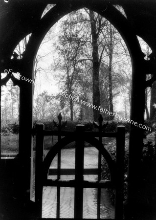 EAST GREENSTEAD CHURCH PORCH FROM INSIDE